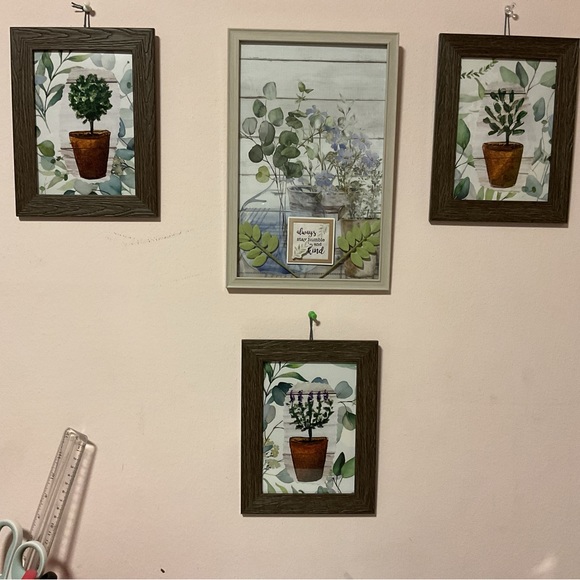 Home decor 4 pieces spring Mothers Day nature thyme greenery - Picture 1 of 5